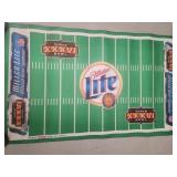 Miller Lite Football Field Rug