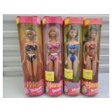 (4) Hawaii Barbies