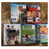 (5) Adult Blue Ray & DVD Sets