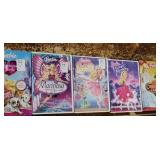 (5) Barbie Movie DVDs
