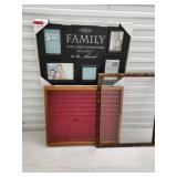 Wooden Shadowbox (21" x 16" x 3") Multi