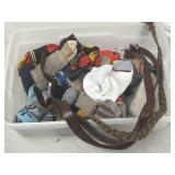 Tote with socks And belts Sz 38