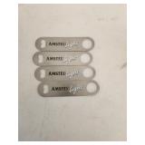 (4) Vintage Amstel Light Bar Keys