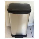 Curver Stainless Bin 28" Tall with foot pedal