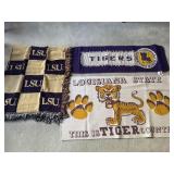 decorative knit throw blanket featuring Louisiana