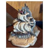 Nautical vintage 1920s, cast iron, distressed