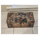 22x10x9 Wood Storage Chest Featuring a