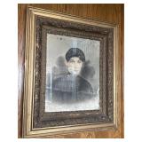VTG Framed portrait photograph from the late 19th