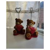 Love Themed Teddy Bear Picture Holders