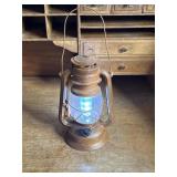 Rustic Battery Operated Lantern, 9.5"