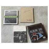 Vintage books and a photo album.