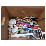 Box of kitchen stuff