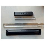 (2) VTG Bausch & Lomb clear acrylic magnifying