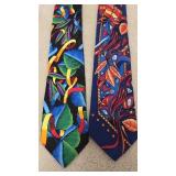 (2) Colorful Ties