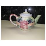 Michael Sparks "In the Garden" Ceramic Teapot was