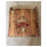 Vintage Style floral chair pad or cushion 21ï¿½