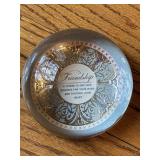 Punch Studio crystal friendship dome paperweight