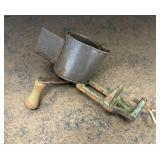 1930s-1940s Lorraine Metal Table-Mount Grater