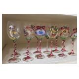 (12) Christmas Stemware
