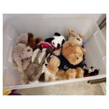 Bin of Stuffed Animals