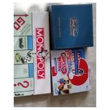 Monopoly, Trivial Pursuit, Guess Who?  Board