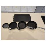 Nordic-Ware Griddle, (2) Faberware Stainless