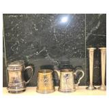 Silver or Silver-plated Star Shaker Can, Creamer