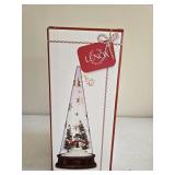 Lenox Merry & Magical Lit Glass Snowman Scene