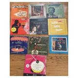 A Collection of 10 inch  vinyl records from