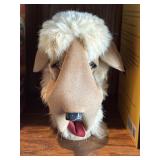 Odbods Rare Kitsch 1970s Retro Dog Animal Leather