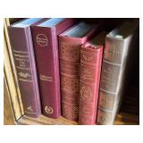 A Collection of  hardcover books, including