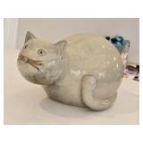 Circa 1970s Ceramic Fat Cat