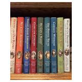 A Collection of  hardcover books mystery series