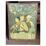 Collectible plaque  titled "The Scouting Trail"