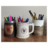 (3) VTG Mugs one Harvard University stein is a