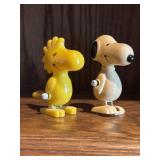 VTG Wind up walking Snoopy and Woodstock from the