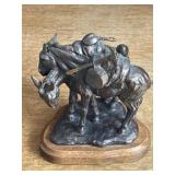 Robin J Laws Bronze Friend To Lean On Statue