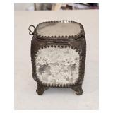 Antique Brass Jewelry Box by Aidan Gray