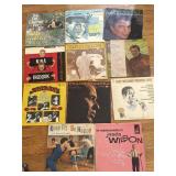 Assorted Collection of vintage vinyl records.