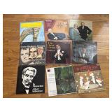Vintage classical music vinyl records