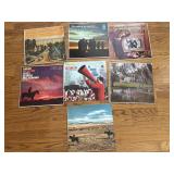 Assorted Collection of vintage vinyl records.