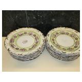 (12) Old Bread Plates (No Markings)