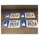 (4) Animal Friendly Texas License Plates