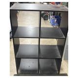 Black 6-Cube Storage Organizer 24"x11.5"x36"