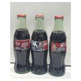 (3) 8 oz Coca-Cola Nascar Racing Commemorative