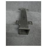 Black Powder-coated Steel Trailer Hitch Receiver