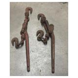 A Pair of VTG Chain Load Binder Heavy Duty