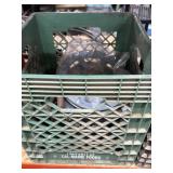 Collection of Antique Industrial Pulleys and