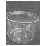 7"ï¿½5" Crystal Vintage Boda Nova Cylindrical Bowl