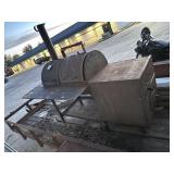 Very Well Used Smoker Pit 74"x36"x45"
